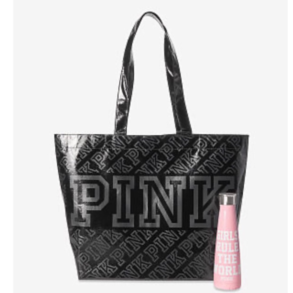 💗New PINK/S’well Bottle & PINK Reusable Tote